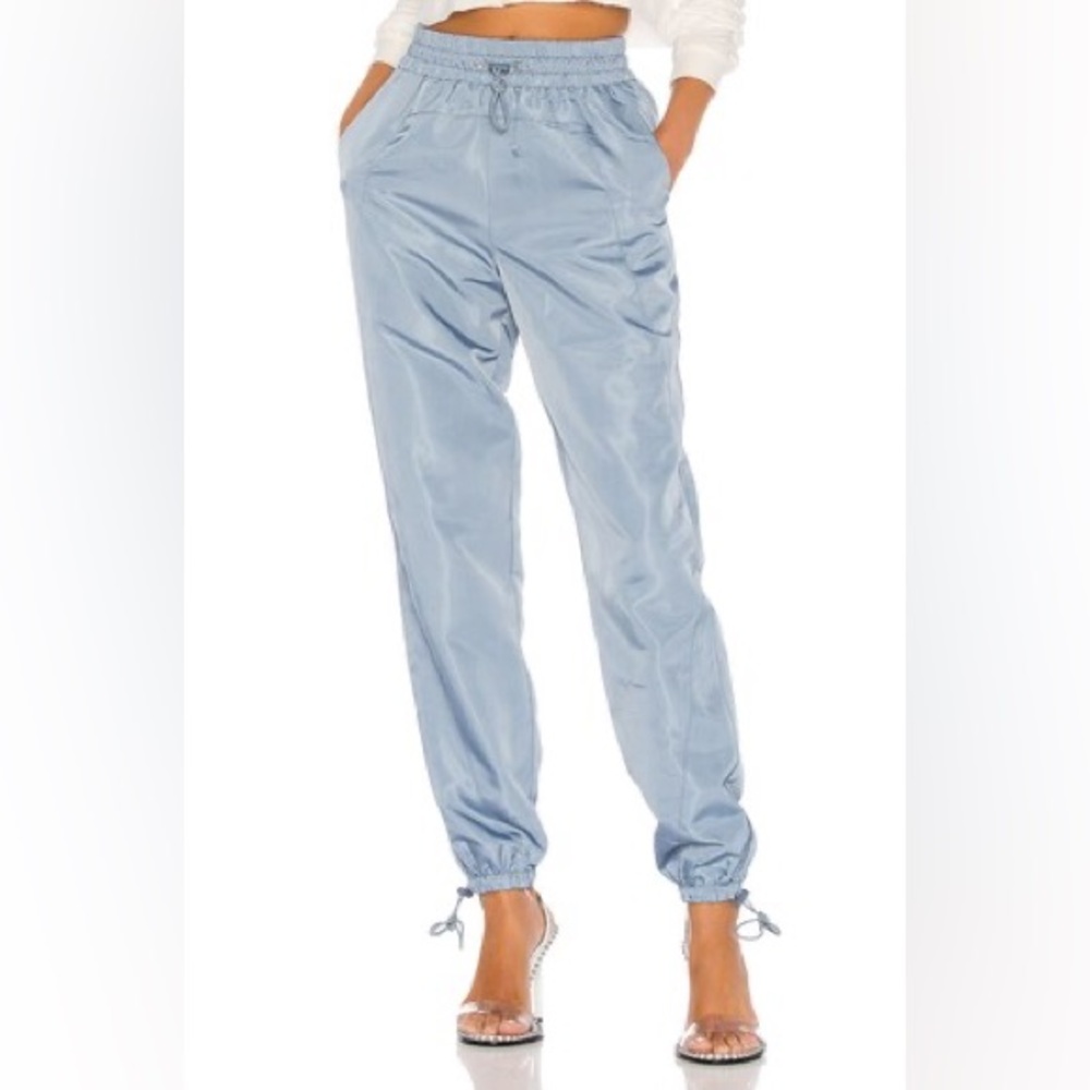Lovers + Friends Light Blue Track Pants